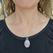 Load image into Gallery viewer, Sterling Silver Lavender Amethyst Gemstone Necklace
