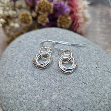 Load image into Gallery viewer, Sterling Silver Small Russian Ring Earrings