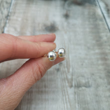 Load image into Gallery viewer, Sterling Silver Pebble Stud Earrings