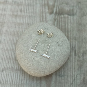 Sterling Silver Tiny Twig Studs