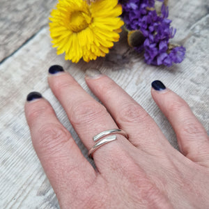 Sterling Silver Smooth Wrap Ring