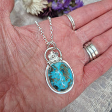 Load image into Gallery viewer, Sterling Silver and Turquoise Gemstone Necklace