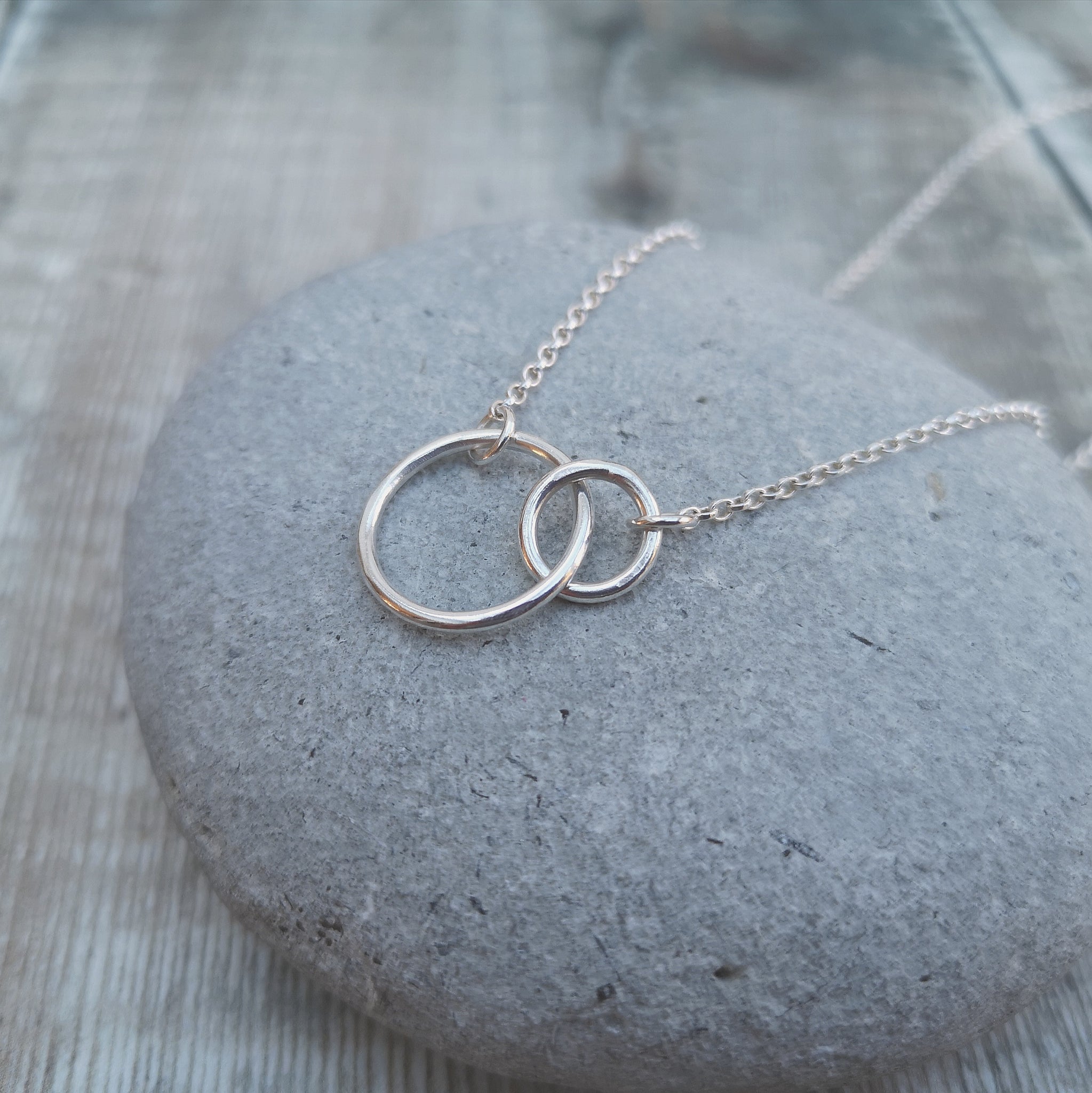 Personalised Interlinking Names Necklace | Posh Totty Designs