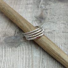 Load image into Gallery viewer, Sterling Silver Stacking Ring Set