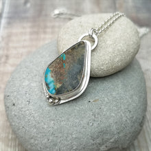 Load image into Gallery viewer, Sterling Silver Turquoise Gemstone Necklace